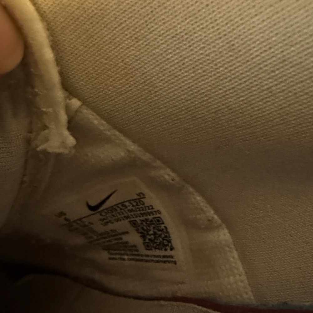 Nike Cream and Animal Print Sneakers - Picture 7 of 8